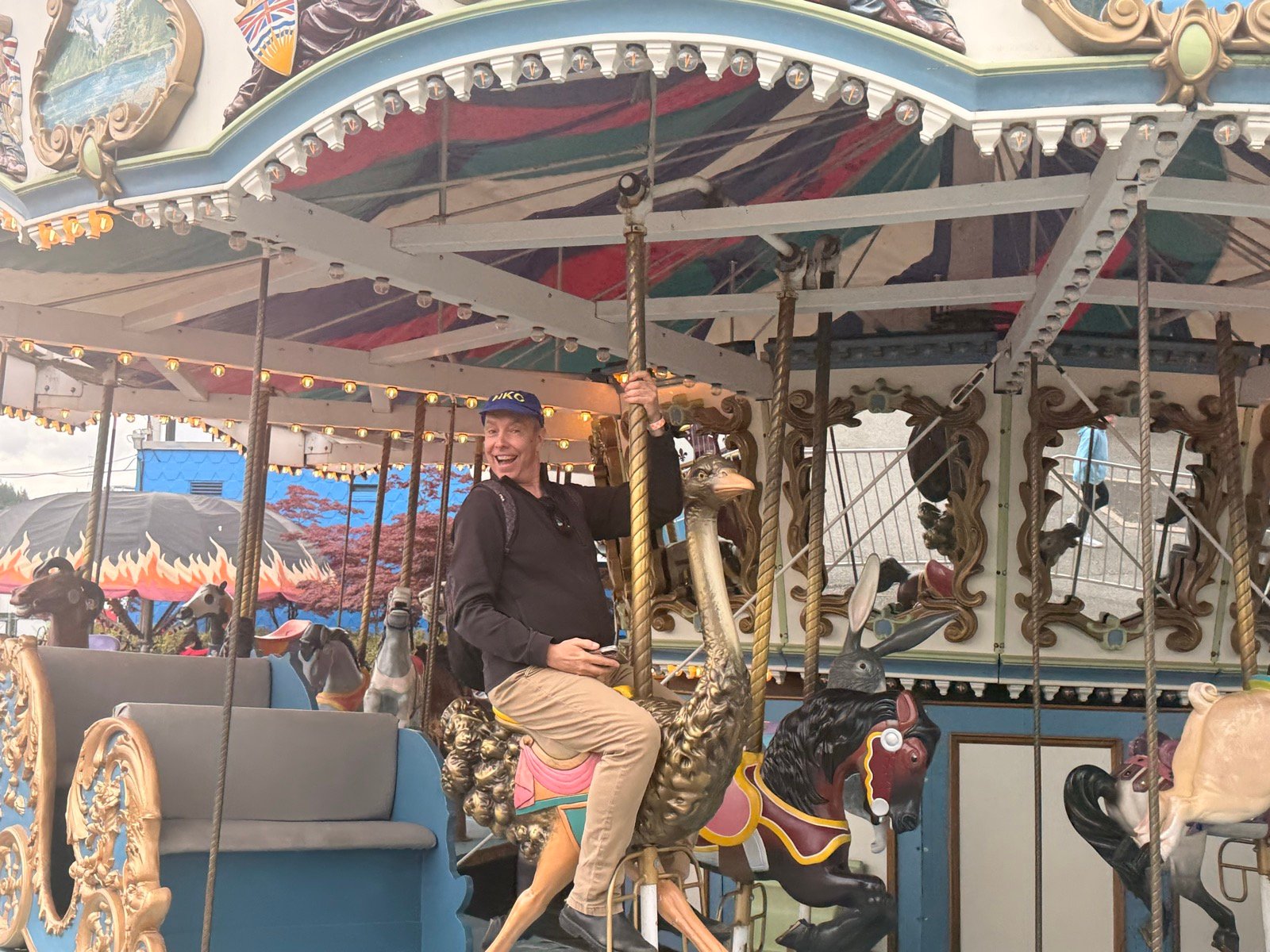 Blair on the ferris wheel