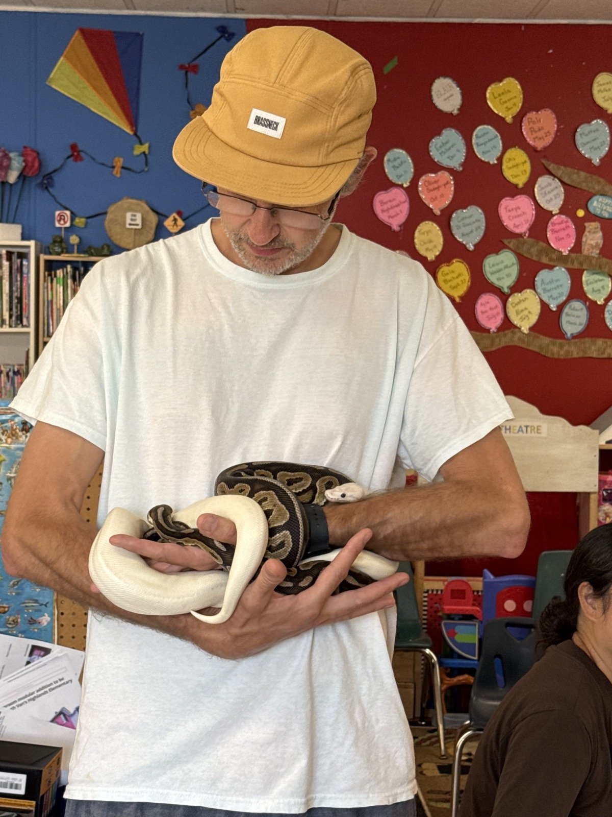 Reptile visit at Highlands Kids Club